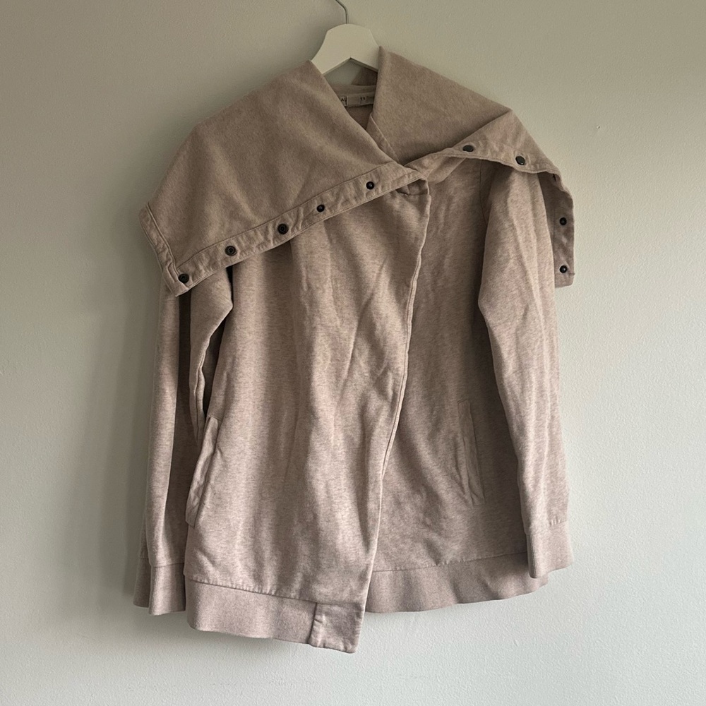 All Saints Gray‎ Pink Cardigan Large